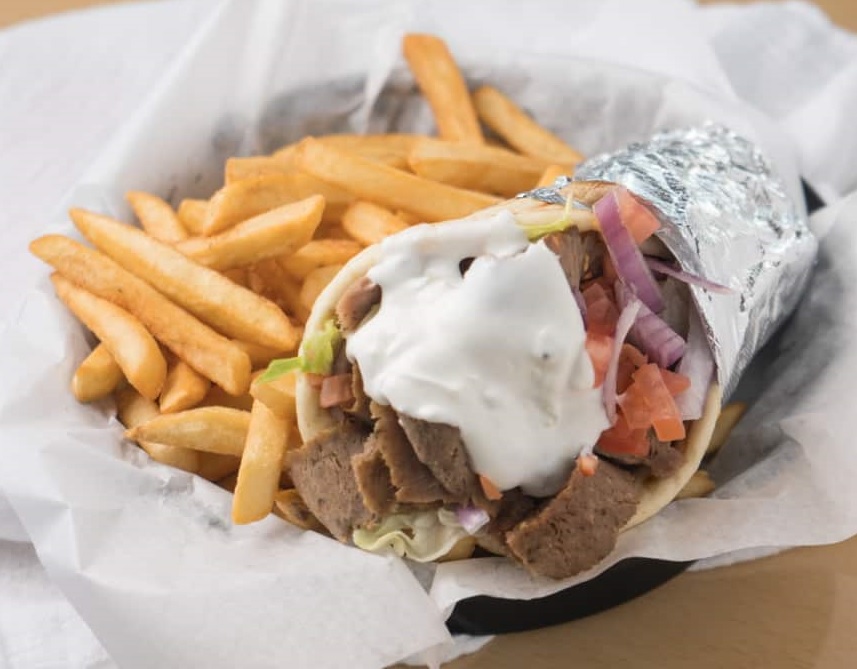 Gyro with Fries